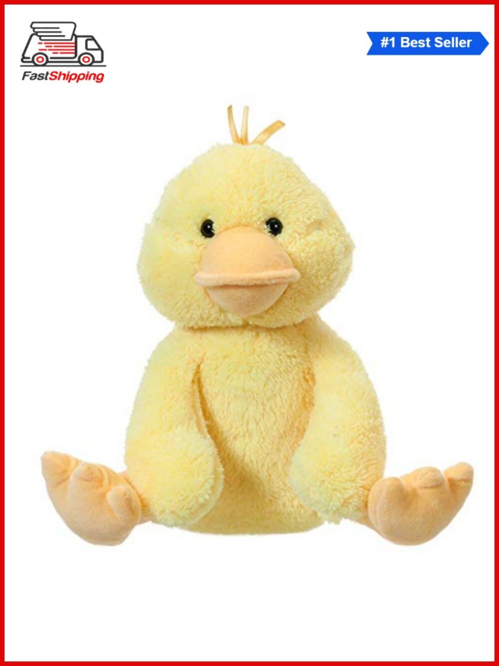 Duck Plush Soft Stuffed Animal Fluffy Toy 7 Inch Handmade Gift